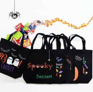 New Custom Monogram Halloween Totes